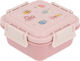Tutete Plastik Kinder Lebensmittelbehälter 0.78Es Rosa 12 x 6cm