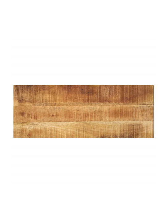 vidaXL Правоъгълена Повърхност на масата Масивно дърво Mango - Brown 80x20x2.5см 371283 1бр
