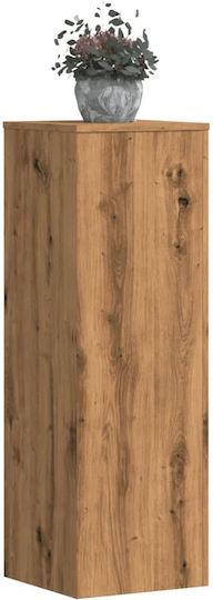 vidaXL Plant Stands Wooden Beige 33cmx33cmx100cmcm. 2pcs