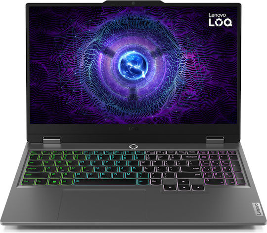 Lenovo LOQ 15ARP9 15.6" IPS FHD 144Hz (Ryzen 5-7235HS/24GB/512GB SSD/GeForce RTX 3050/W11 Startseite) Luna Grey (GR Tastatur)