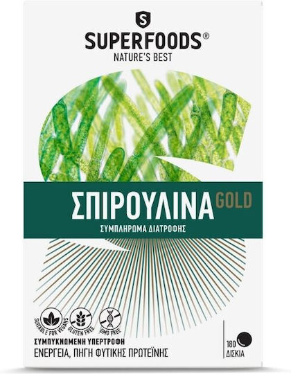 Superfoods Gold 300mg Spirulina 180 tabs