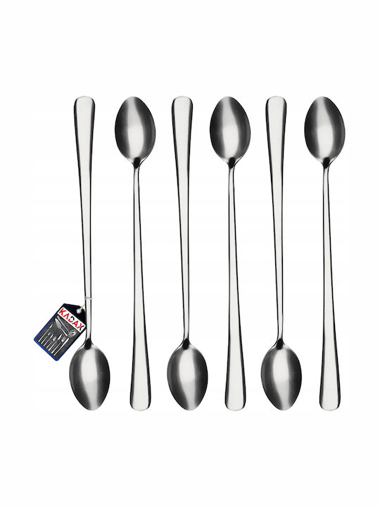 Kadax Stainless Steel Coffee / Tea Spoons Silver 6 Pieces