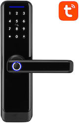 Avatto Electronic Lock in color Black with Connectivity ZigBee