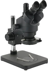 Microscope Simul Focal Zoom Trinocular 7x-45x