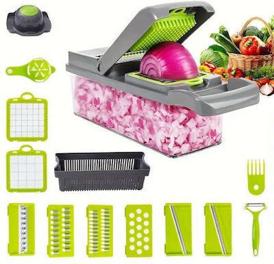 Plastic Vegetable Chopper 16pcs