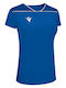 Γυναικεία Αθλητική Μπλούζα με V Λαιμόκοψη Royal Blue, Dark Royal Blue, White