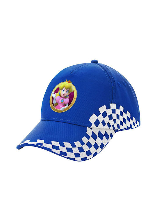 Prinzessin Peach Toadstool Erwachsenen-Hut Ultimate Blau Racing 100% Baumwolle Drill Unisex Einheitsgröße