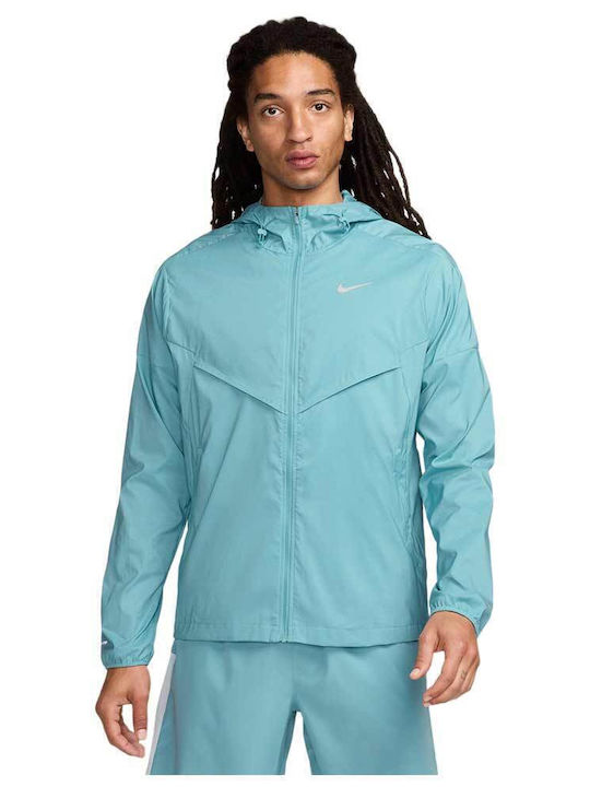 Windrunner Repel Sportjacke Wasserdicht und Winddicht Hellblau