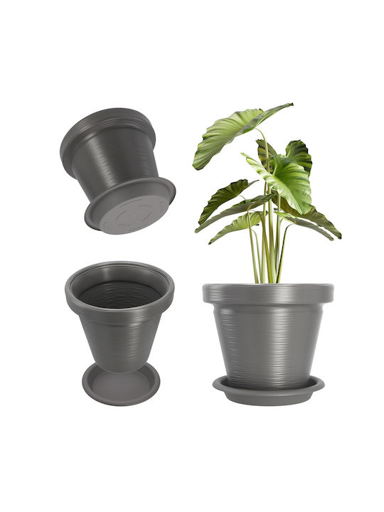 Kadax Flower Pot in Gray Color 184066