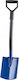 Kadax Snow Shovel with Shaft 83cm and Plastic Handle