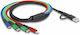 DeLock USB to Type-C / Lightning / micro USB Cable 3A Μαύρο 1.2m (87035)