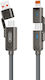 XO Nb275 Regular Cablu USB la Type-C / Lightning cu mai multe porturi Gri 1m