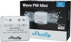 Shelly Wave Pm Mini Comutator Inteligent Wi-Fi Z-Wave și RF 16A Shelly Wave Pm Mini Comutator Inteligent Wi-Fi Z-Wave și RF 16A