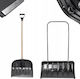 Kadax Snow Shovel Wheeled with Wooden Handle 45cm