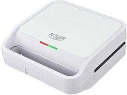 Adler AD 3070w 850W για 2 Τοστ Λευκή