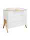 Baby Dresser with 3 Drawers White 90x53x87.5cm