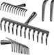 Kadax 34099 Gartenrechen Rasenharke