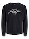 Sweatshirt Big Print Black