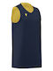 Idaho Double-Sided Basketball Game Jersey Navy Yellow