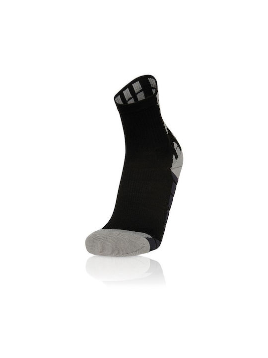 Macron Running Socks Black 1 Pair