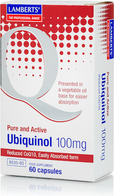 Lamberts Ubiquinol Glutenfrei 100mg 60 Mützen