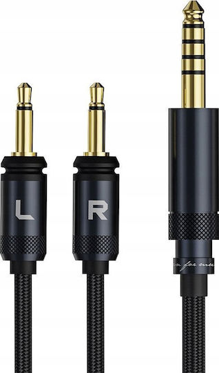 Fiio 3,5mm Klinkenkabel 3,5mm Stecker - 3,5mm Stecker Silber LL-RD 2024