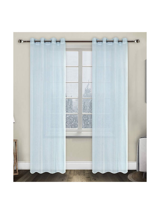 Vasilas Home Curtain with Ecru Grommets 140x270cm