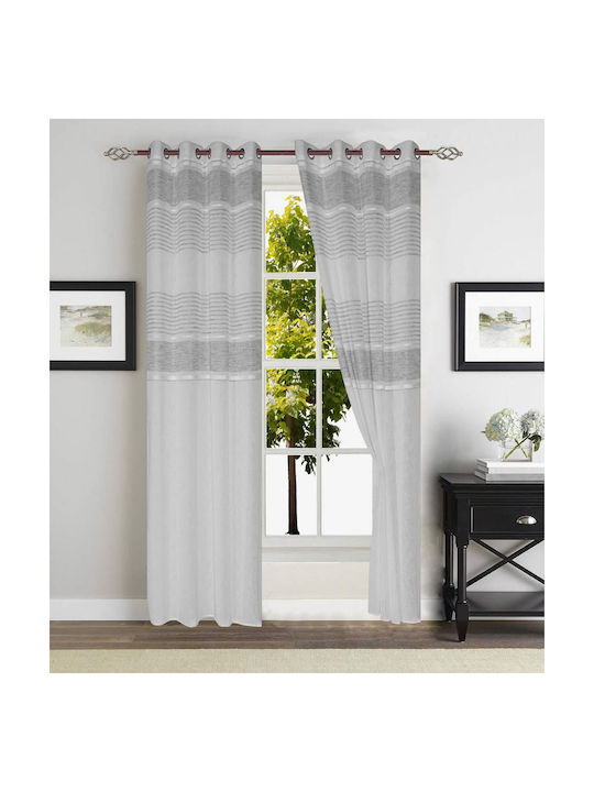Vasilas Home Vasilas Home Vorhänge Mit Grommet Grau 140x270cm