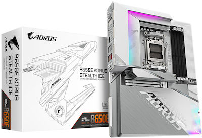 Gigabyte B650E Aorus Stealth Ice Wi-Fi Motherboard ATX with AMD AM5 Socket