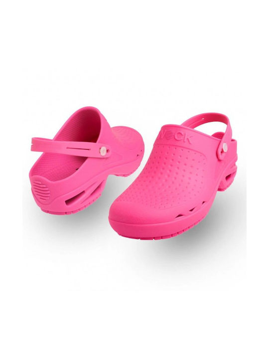 Wock Bloc Professional Clogs Fuchsia