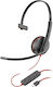 Plantronics Blackwire C3210 On Ear Multimedia Headphone with Microphone USB-C