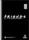 Salko Paper Spiral Notebook Ruled B5 30 Sheets 3 Subjects Friends Black 1pcs