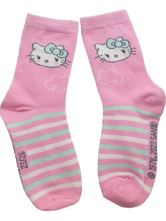Disney Παιδικές Κάλτσες Hello Kitty Pink