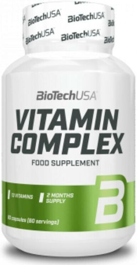 Biotech USA Vitamin Complex Multivitamin for Energy, Immune System Boost & the Hair 60 caps