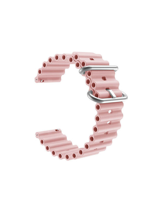 Wsshe Rubber Strap Pink 20mm