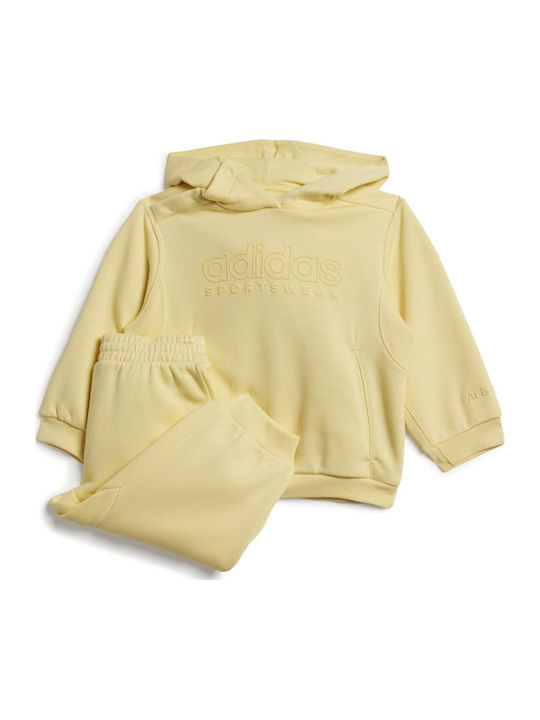 adidas Kids Sweatpants Set Yellow