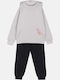 Kids Sweatpants Set Grey of the Ice 2pcs