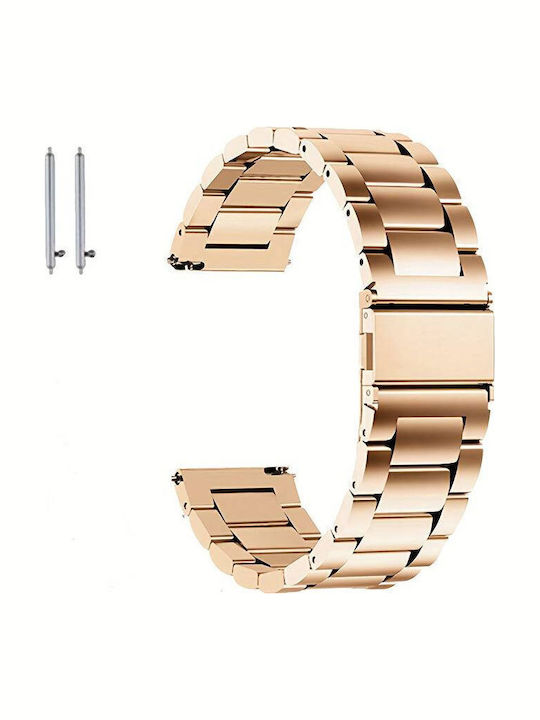Wsshe Μεταλλικό Μπρασελέ Ροζ 22mm
