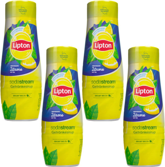Sodastream Sirup Lipton Eistee Zitrone 440ml 4 Stück