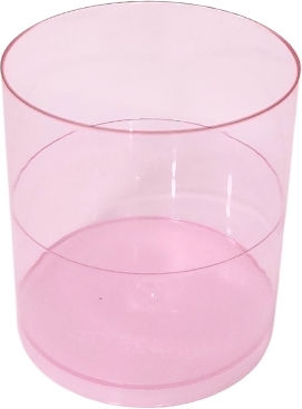 Tsepas Pack Set de 24 Plastic Pahare cu Capacitate 80ml Roz