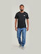 Carpenter Men's Jeans Pants Elastic with Relaxed Straight Fit Blue