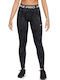 Kids Legging Sports Long Dri-Fit Black / White Pro