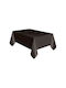 Unique Industries Tablecloth Black Velvet-Black Metal 137x274cm