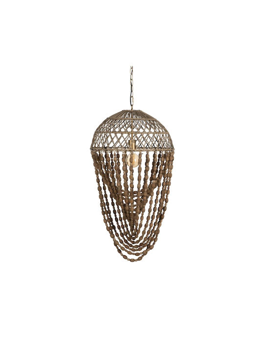 BigBuy Pendant Light Gold