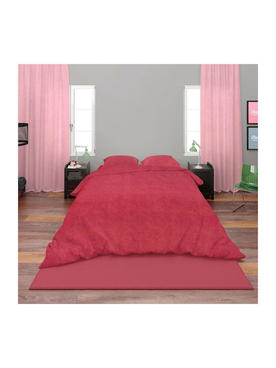 Dimcol Sheet Sets Single 160x240cm. Shadow Red ...