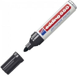 Edding 550 Ανεξίτηλος Μαρκαδόρος Μαύρο 4mm