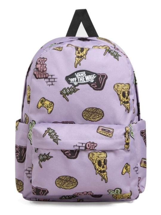 Vans Old Skool School Bag Backpack Junior High-High School in Purple color