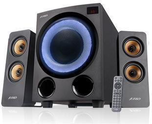 Fenda F770X 2.1 Wireless Speakers with RGB and Bluetooth 76W Black