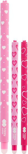 Eraserable Pen Pink Love Happy Color