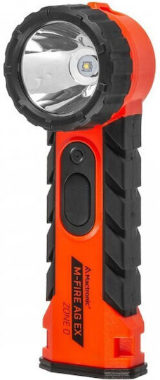 Greenie Flashlight LED IP54 with Maximum Brightness 323lm Orange